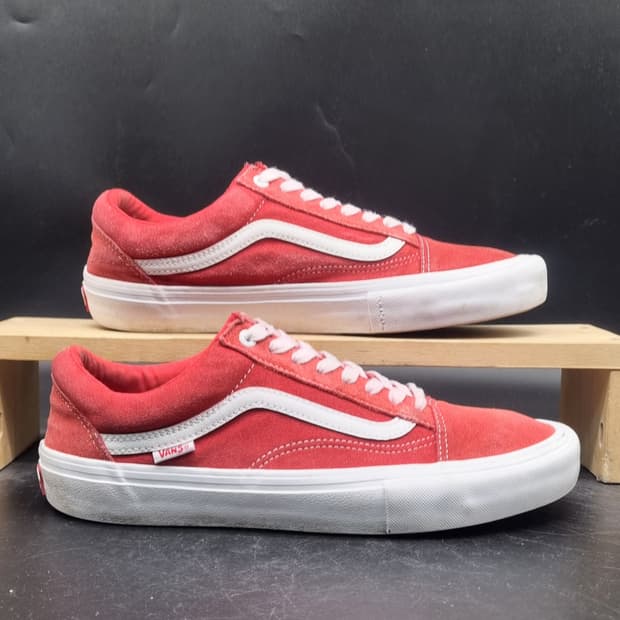 반스 올드스쿨 레드 스니커즈 275