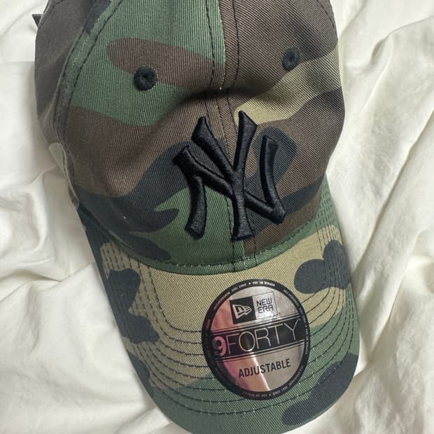 뉴에라 mlb 언스트럭쳐 볼캡 카모 우드랜드