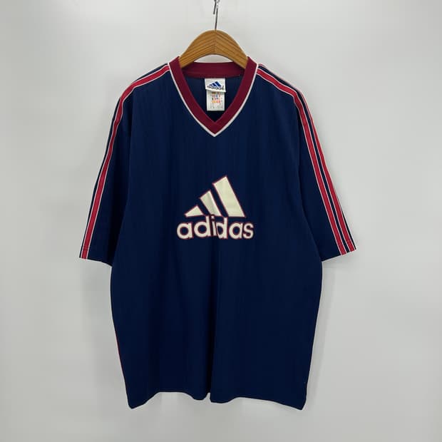 [ADIDAS] 90s 아디다스 올드스쿨 져지 반팔 티셔츠