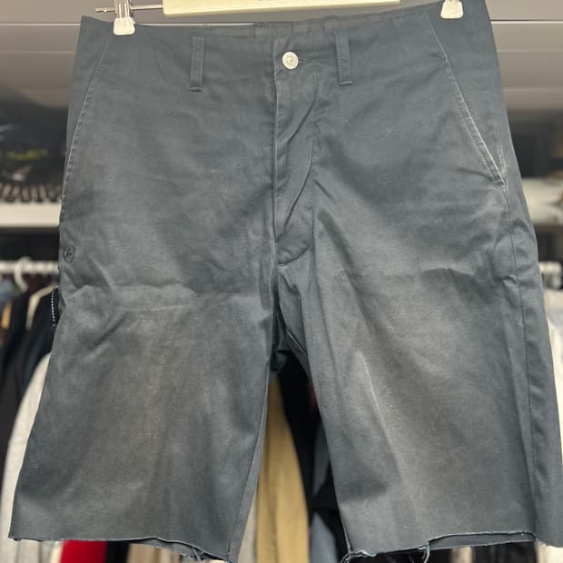 후지와라 히로시 X 리바이스 FENOM 네이비 컷오프 쇼츠 34