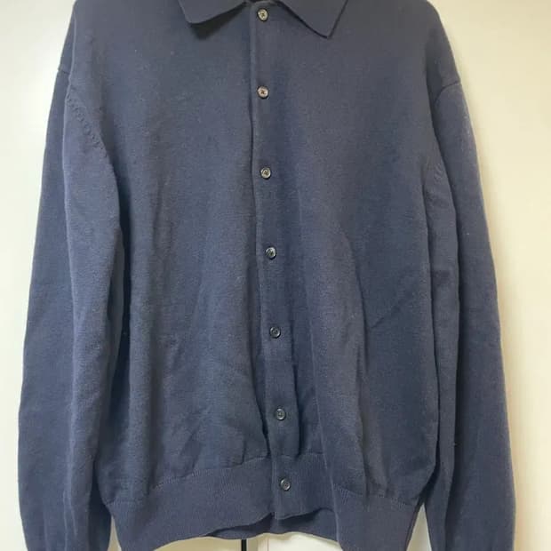 [2] 인더로우 카라 가디건 네이비