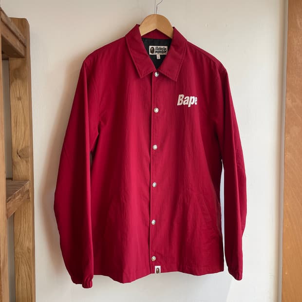 베이프 로고 코치 자켓 (L)