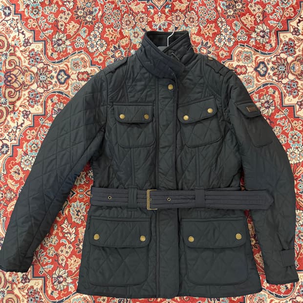 바버 인터네셔널 투어러 폴라 퀼팅 자켓