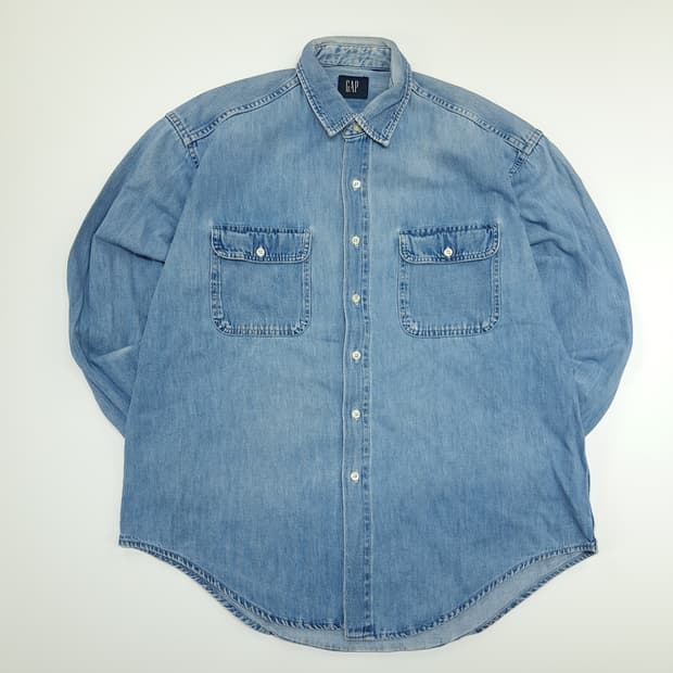 CN776 XL GAP 갭 데님 긴팔 셔츠