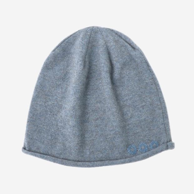 999휴머니티 OVERFIT ROLLED BEANIE 인디블루