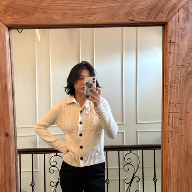 타미힐피거 니트 가디건