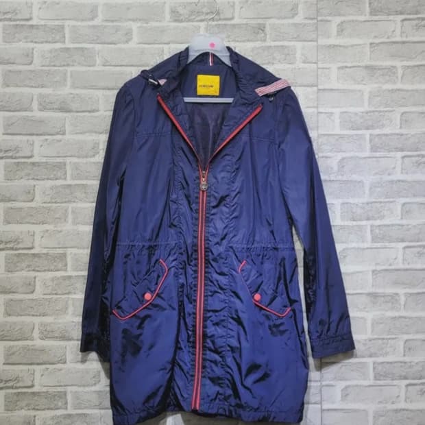 👠여성66사이즈👠macaw 스포츠 네이비 바람막이(봄~초여름)