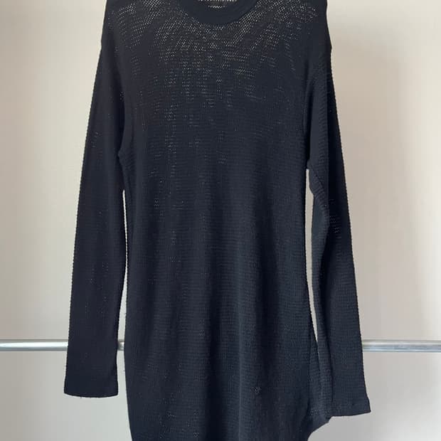 Julius Asymmetrical Wool Raschel Knit