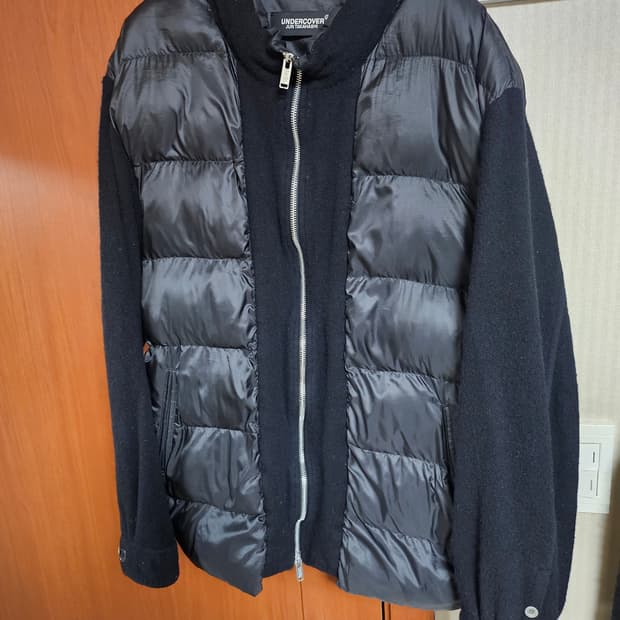 언더커버 패딩 믹스 집업 (gu콜라보한 싸구려아님)