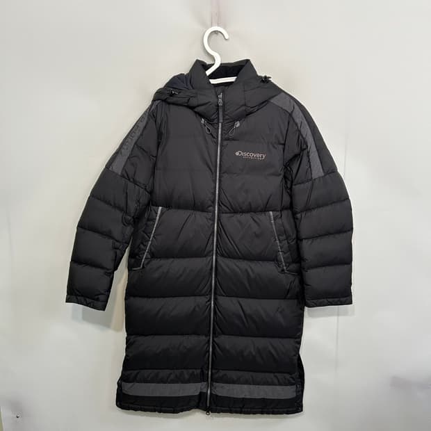 디스커버리 여성 오리털 롱패딩 90