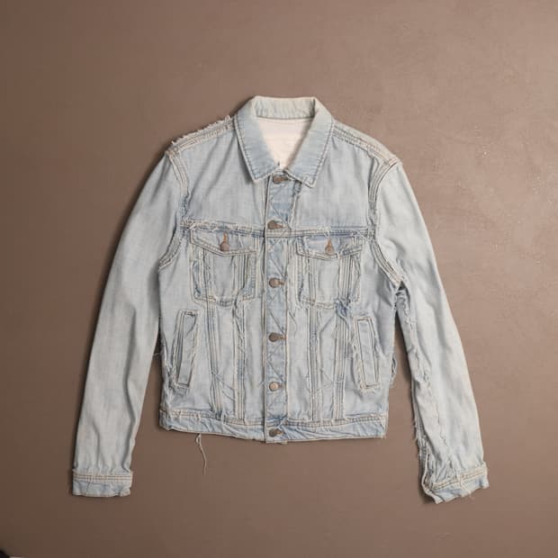 메종 마르지엘라 연청 데님자켓 A1457