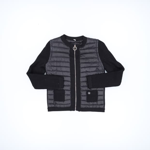 55 듀엘 여성 덕 니트경량패딩 0224H1