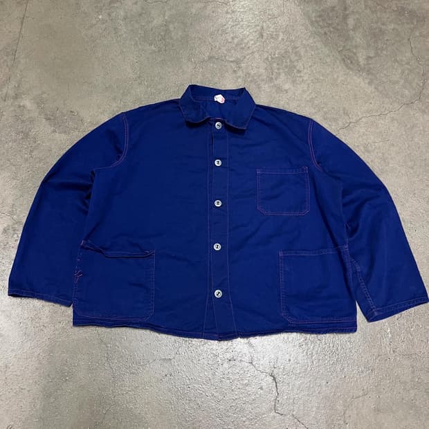 OLD VINTAGE FRENCH RED STITCH 빈티지프렌치워크자켓