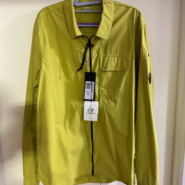 새상품) C.P. 컴퍼니 개버딘 지퍼 셔츠 XL