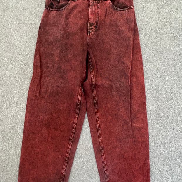 폴라 빅보이 BIG BOY PANTS - Red black (M)