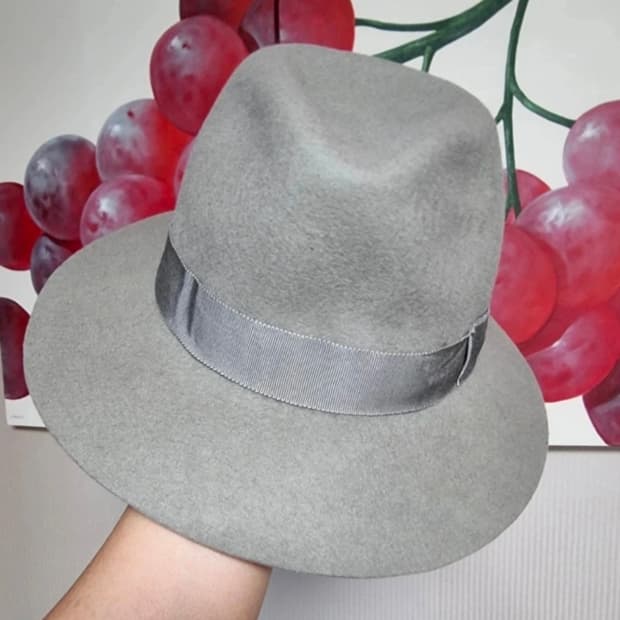 카시라 CA4LA 고급 양모 펠터 페도라 55~57cm 남여공용 모자 