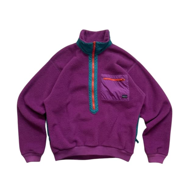80s 파타고니아 레트로X 하프집업 플리스 USA