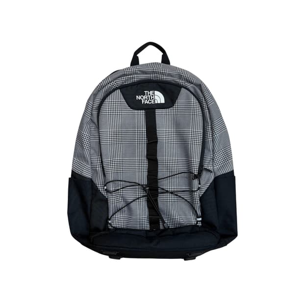 노스페이스 화이트라벨 그레이 체크 백팩 가방