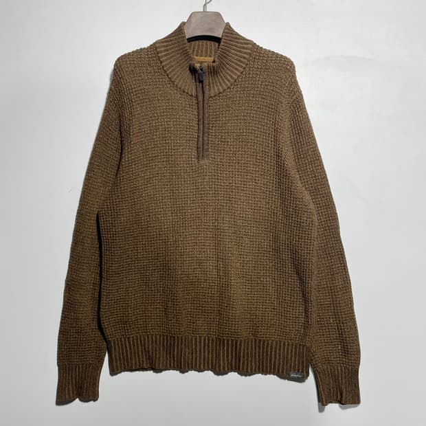 에디바우어 하프집업 니트