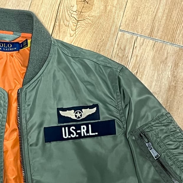 Polo flight bomber jacket(폴로 봄버)