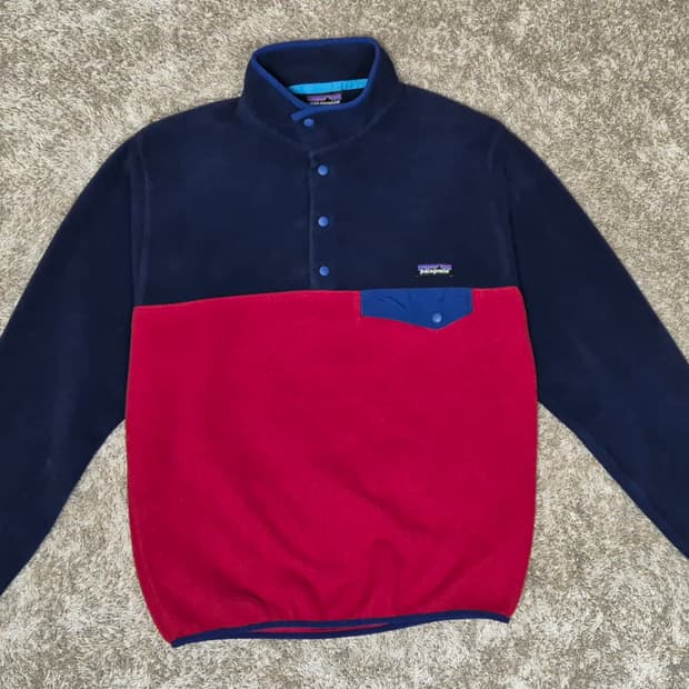 15s 파타고니아 신칠라 투톤 네이비 / 레드 블루포켓