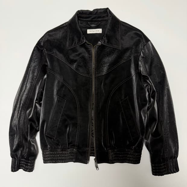 비슬로우 레더 자켓