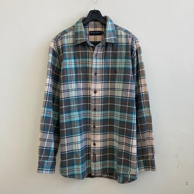 빈폴 체크 남방 