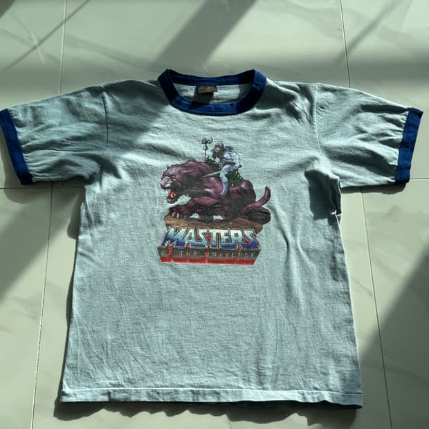 80s-90s Changes '마스터즈 오브 더 유니버스' 링거 티셔츠 