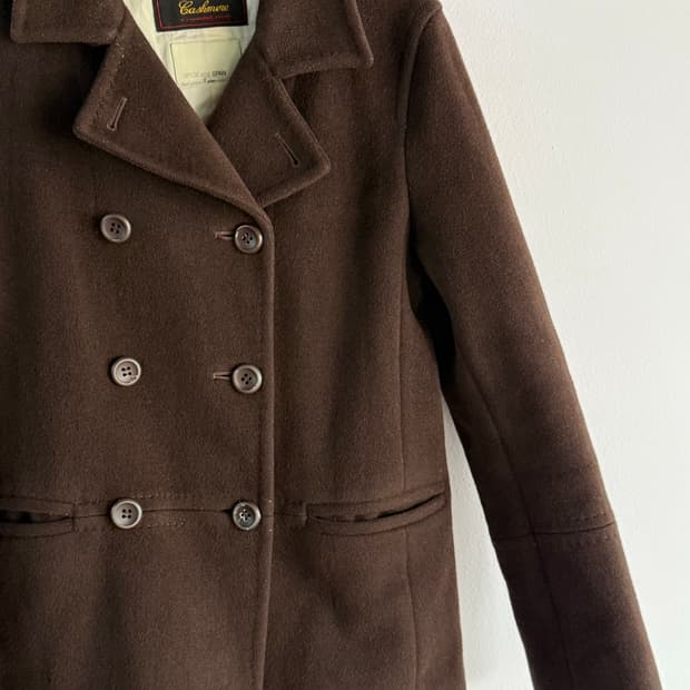 Spick and span 캐시미어 혼방 더블코트
