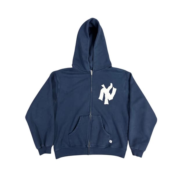 아킴보 클럽 NY 후드집업 네이비 Akimbo Club Hoodie
