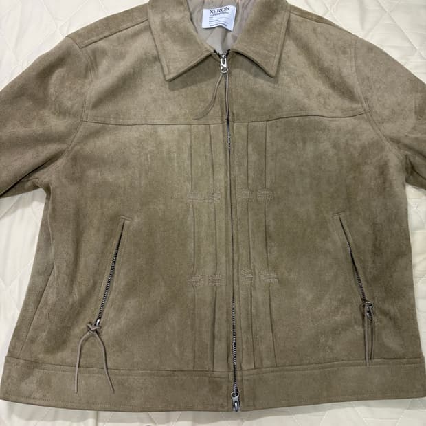 xenon 스웨이드 자켓