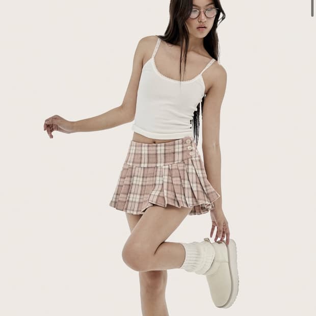 클리시어 milk foam sleeveless white