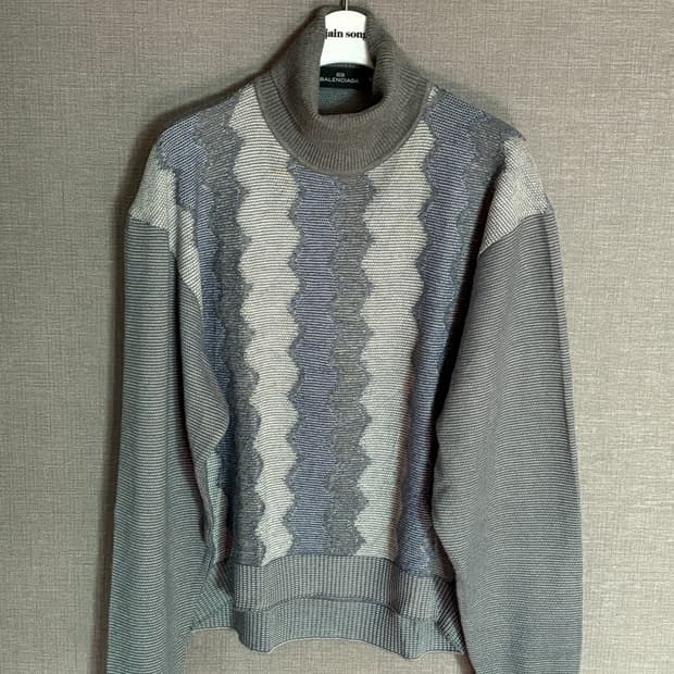 발렌시아가 Balenciaga 패턴 니트 S