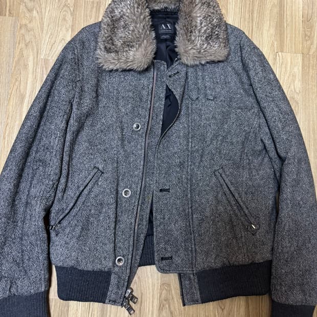 아르마니 익스체인지 퍼 자켓 L