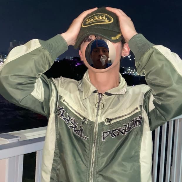 디젤 리버시블 나일론 빈티지 자켓