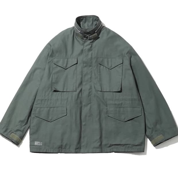 FRESH SERVICE 25ss 백사틴 필드 자켓 올리브 그린 L
