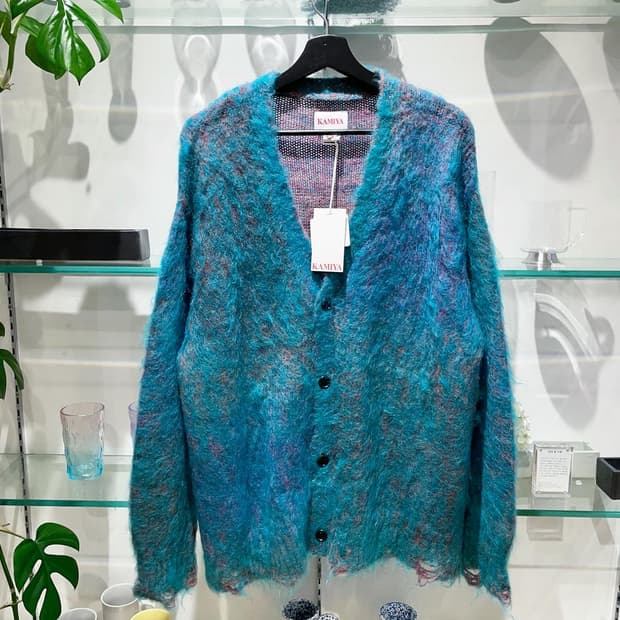 카미야 mohair cardigan