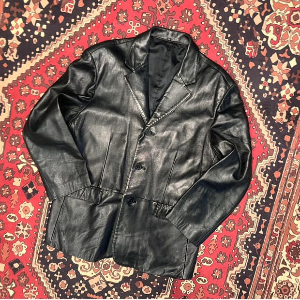 ( XL ) 가죽마이 가죽자켓 블레이져 블레이저 가죽코트 가죽카코트