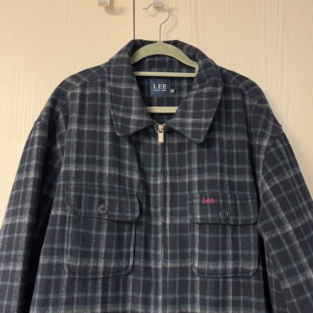 LEE 누빔 체크 자켓