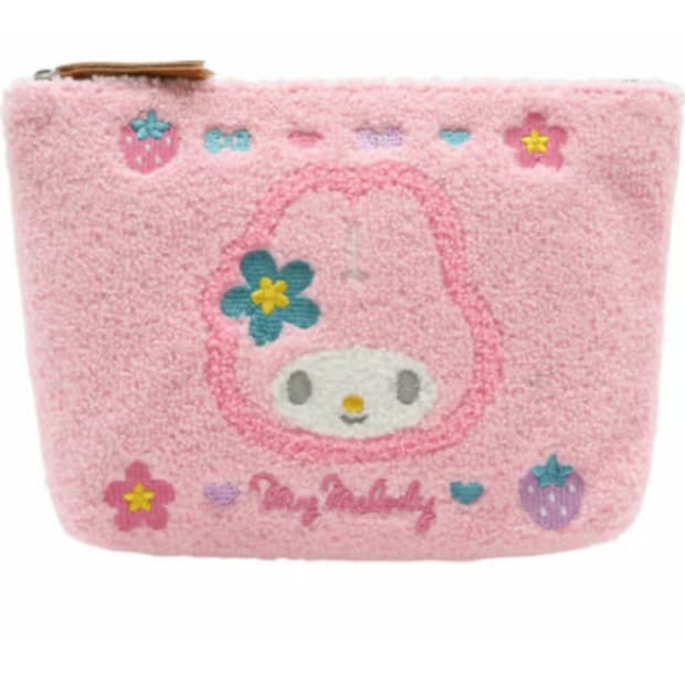 산리오 마이멜로디 뽀글이 파우치