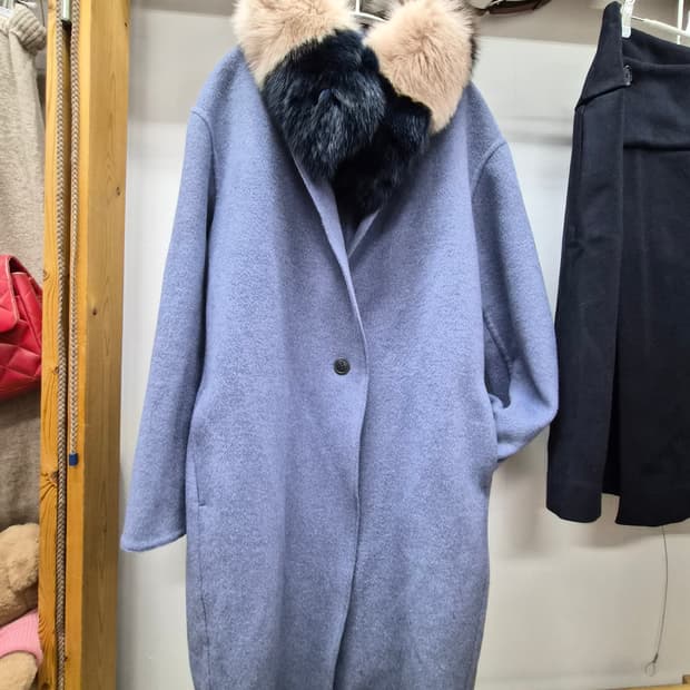 유니클로 캐시미어터치 울 핸드메이드 코트