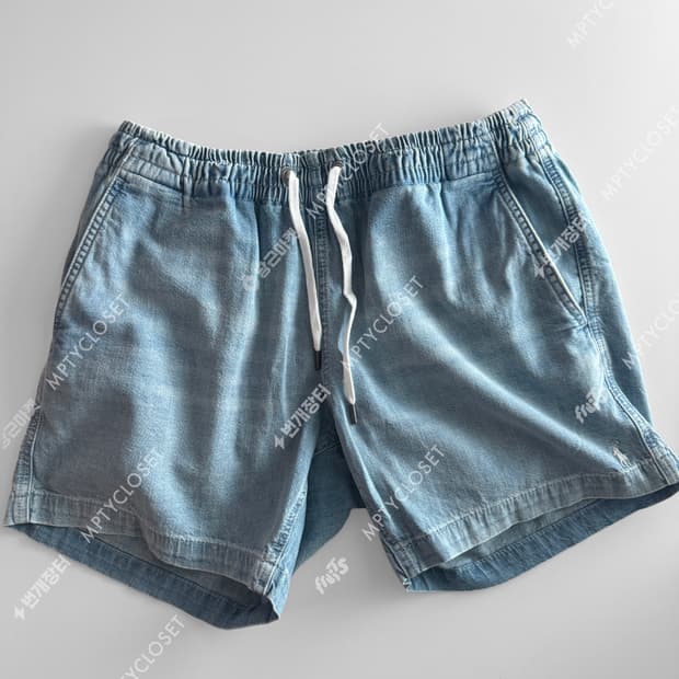 [S] 폴로 랄프로렌 프랩스터 연청 쇼츠 반바지