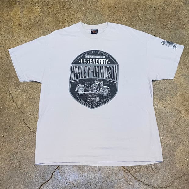 미국 빈티지 할리데이비슨 라스베가스 레전더리 반팔티