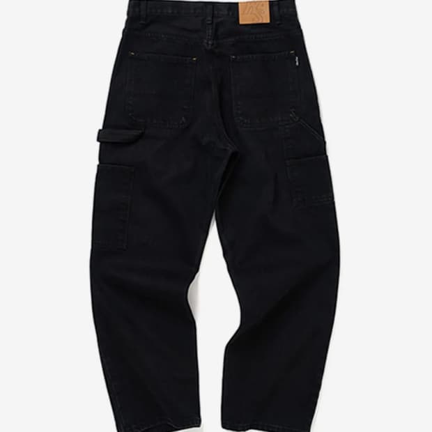 위캔더스 W DENIM WORK PANTS (BLACK) M