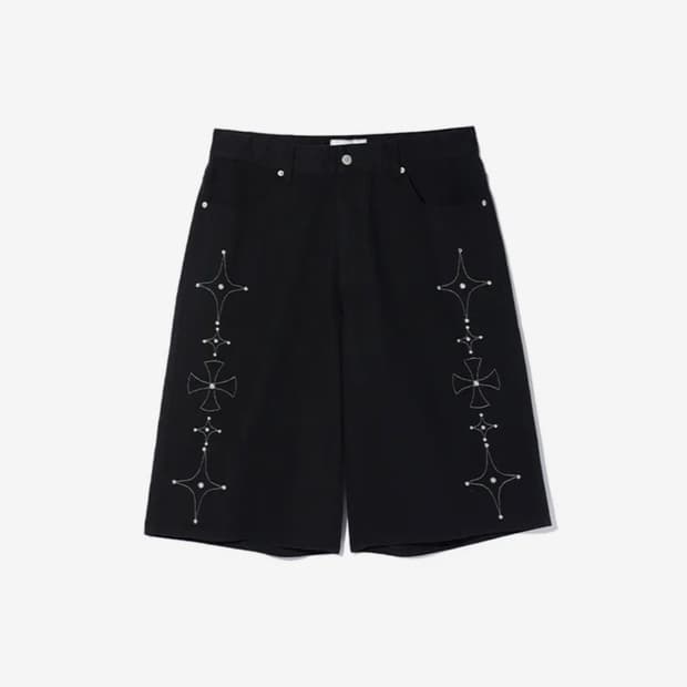 크리틱 버뮤다 팬츠 GOTHIC TWILL BERMUDA PANTS BL
