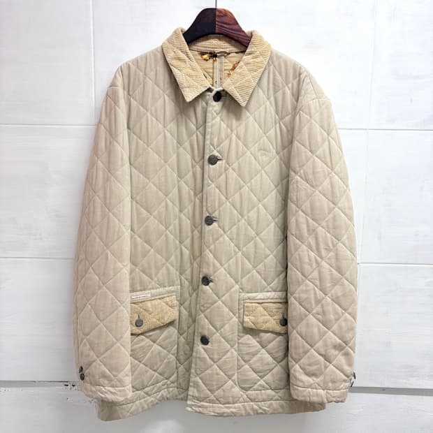 PAPAS 파파스 코듀로이 퀼팅 자켓 L