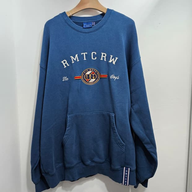 로맨틱크라운 오버핏 맨투맨 L