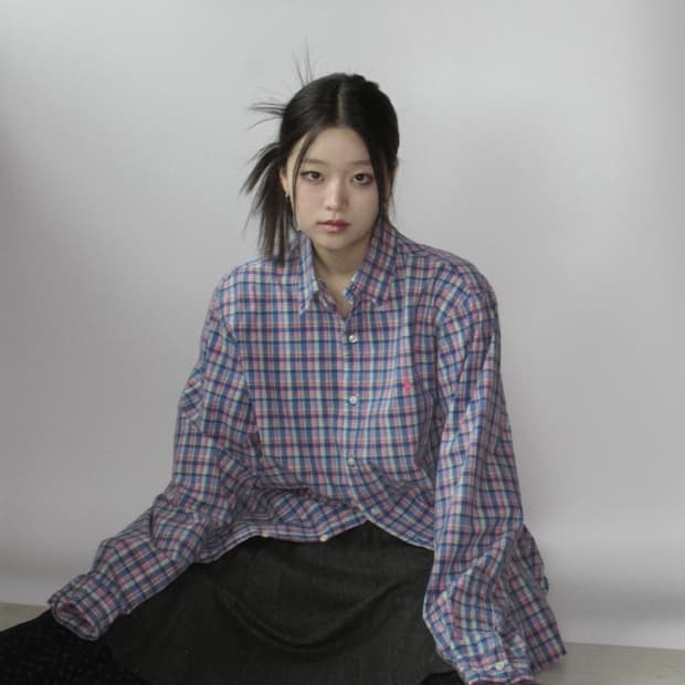 폴로 체크 셔츠