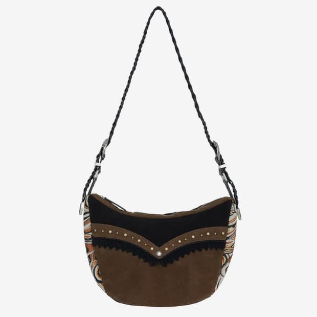 앤더슨벨 스웨이드 자카드 크로스백 메신저백