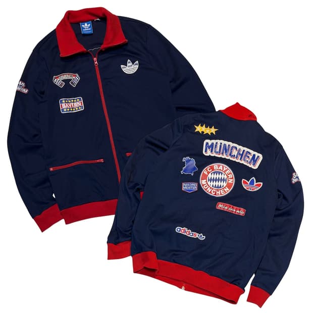 희귀) 아디다스 뮌헨 패치워크 져지 네이비